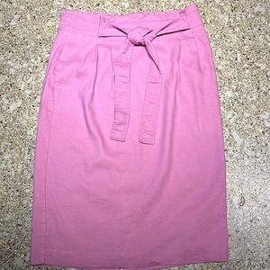 Ann Taylor pink pencil skirt